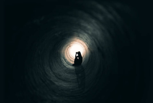 Girl at the End of the Tunnel